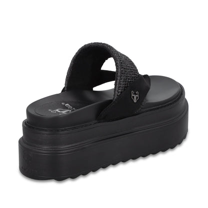 Sandalia Plataforma Negra Mujer 2523423 - Gotta Mexico