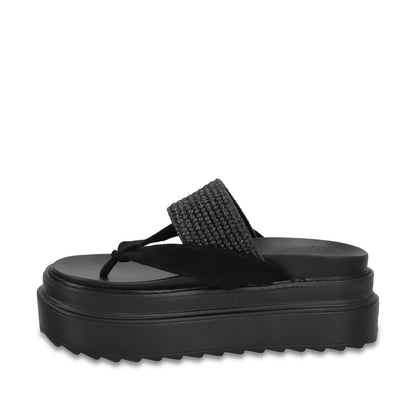 Sandalia Plataforma Negra Mujer 2523423 - Gotta Mexico