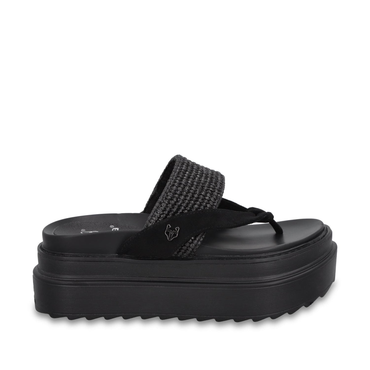 Sandalia Plataforma Negra Mujer 2523423 - Gotta Mexico