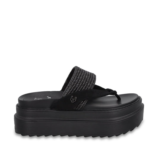 Sandalia Plataforma Negra Mujer 2523423 - Gotta Mexico