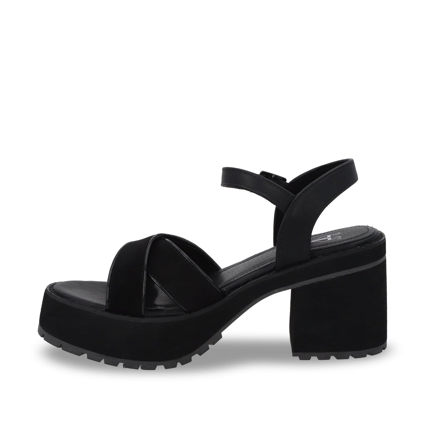 Sandalia Plataforma Negra Mujer 25796 - Gotta Mexico