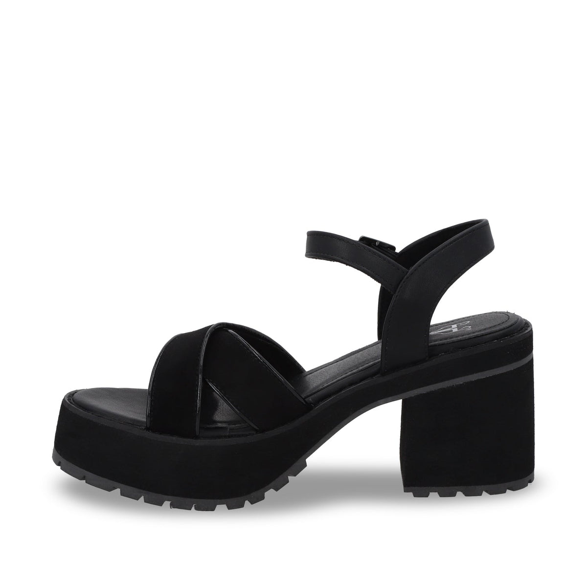 Sandalia Plataforma Negra Mujer 25796 - Gotta Mexico