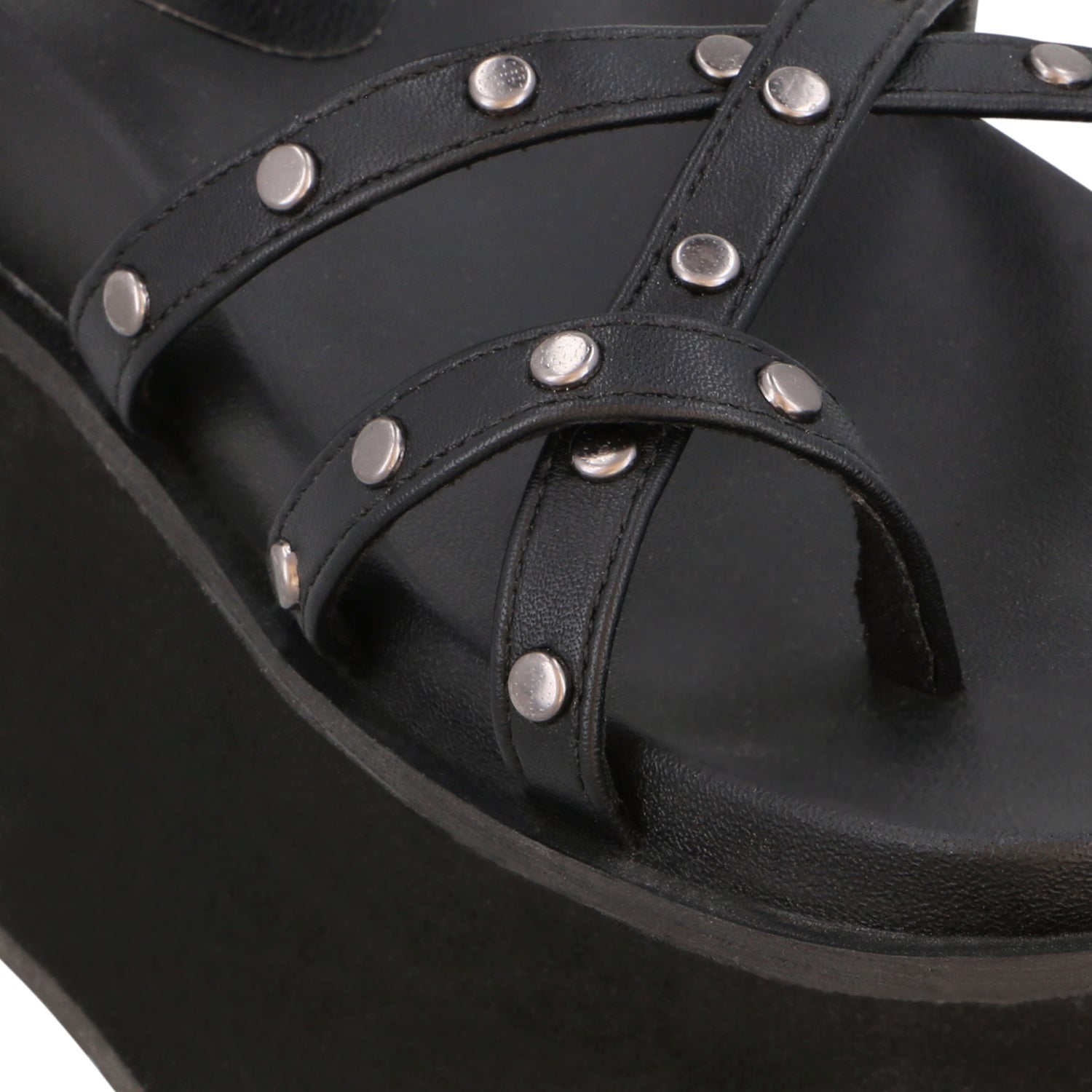 Sandalia Plataforma Negra Mujer 35188 - Gotta Mexico