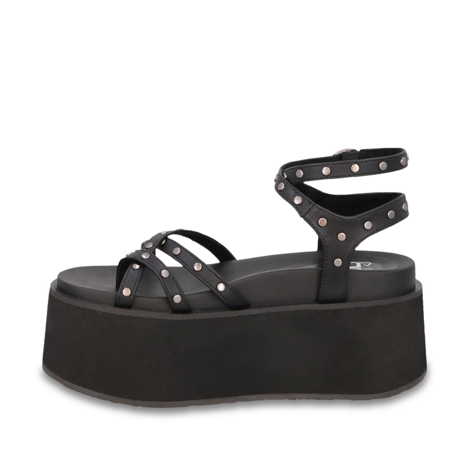 Sandalia Plataforma Negra Mujer 35188 - Gotta Mexico