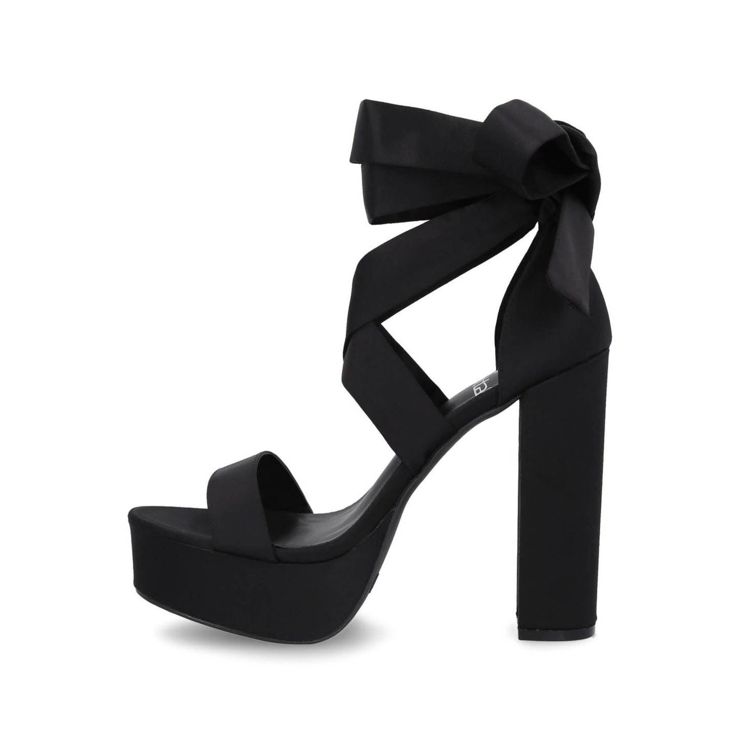 Sandalia Plataforma Negra Mujer 36201