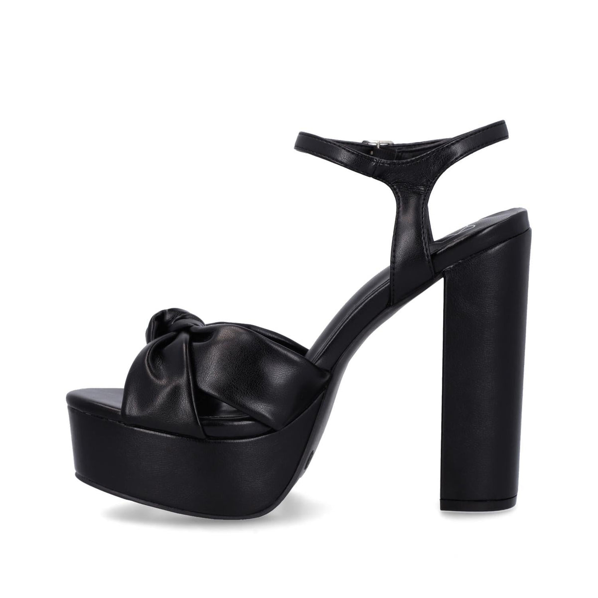 Sandalia Plataforma Negra Mujer 36202