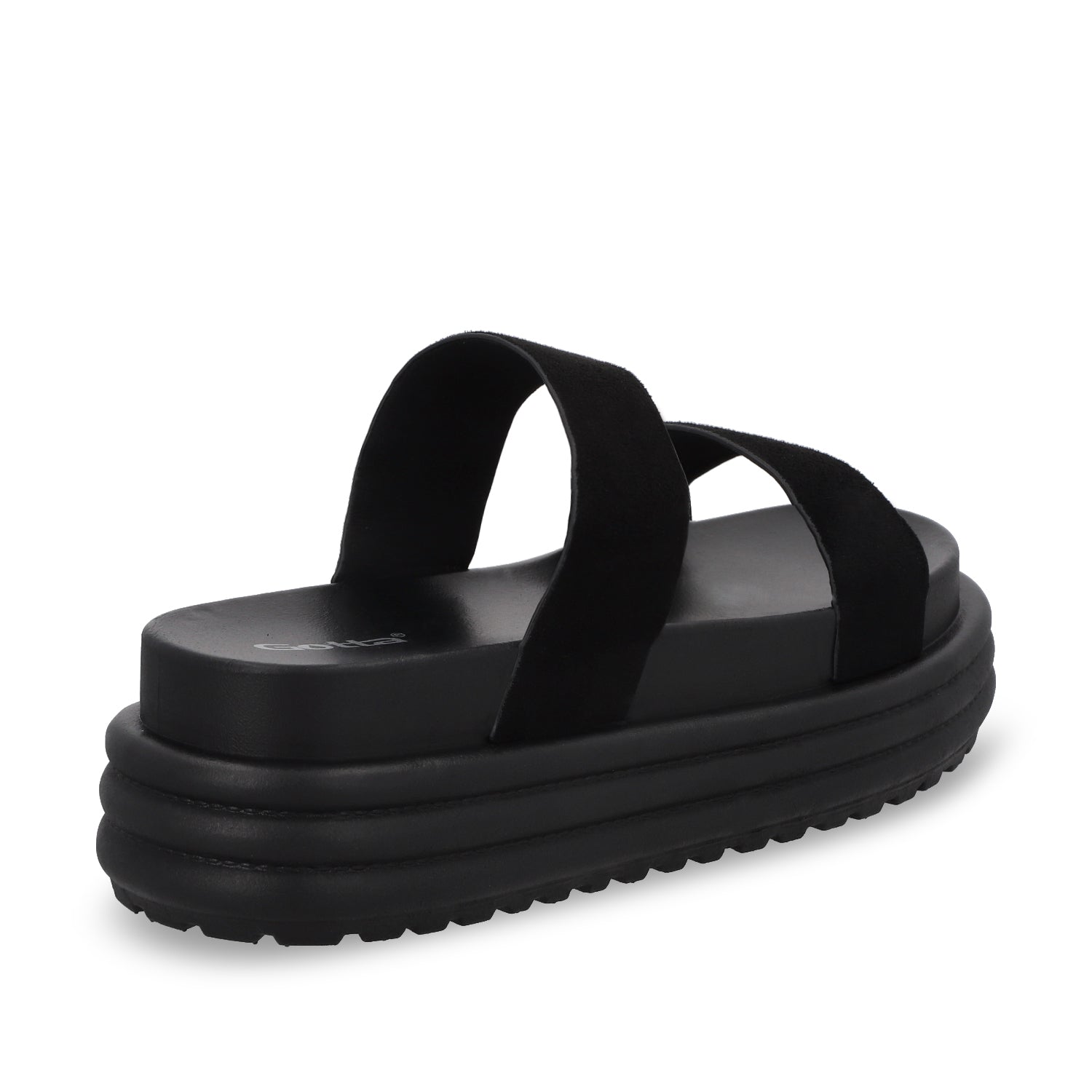 Sandalia Plataforma Negra Mujer 42021 - Gotta Mexico