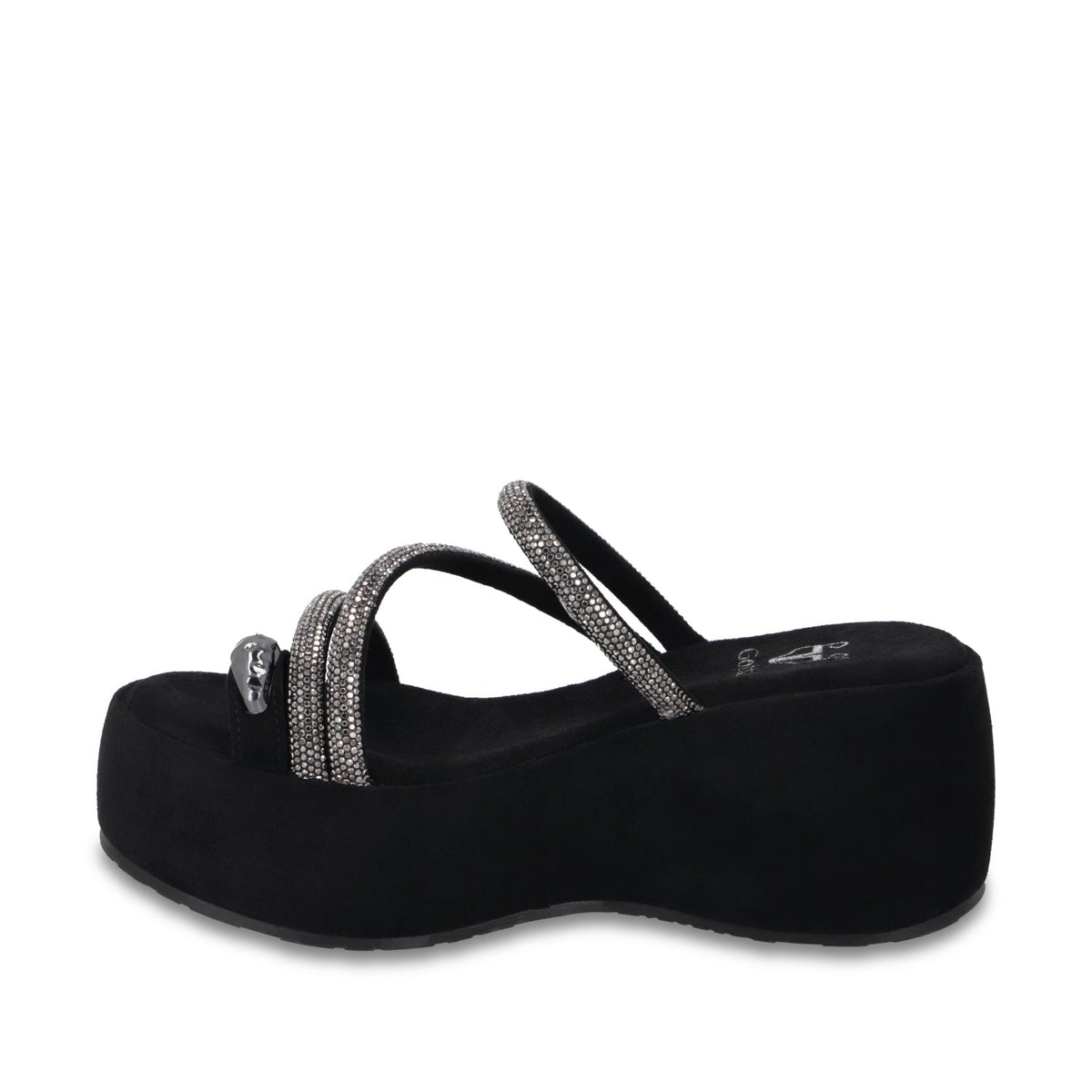 Sandalia Plataforma Negra Mujer 45826 - Gotta Mexico
