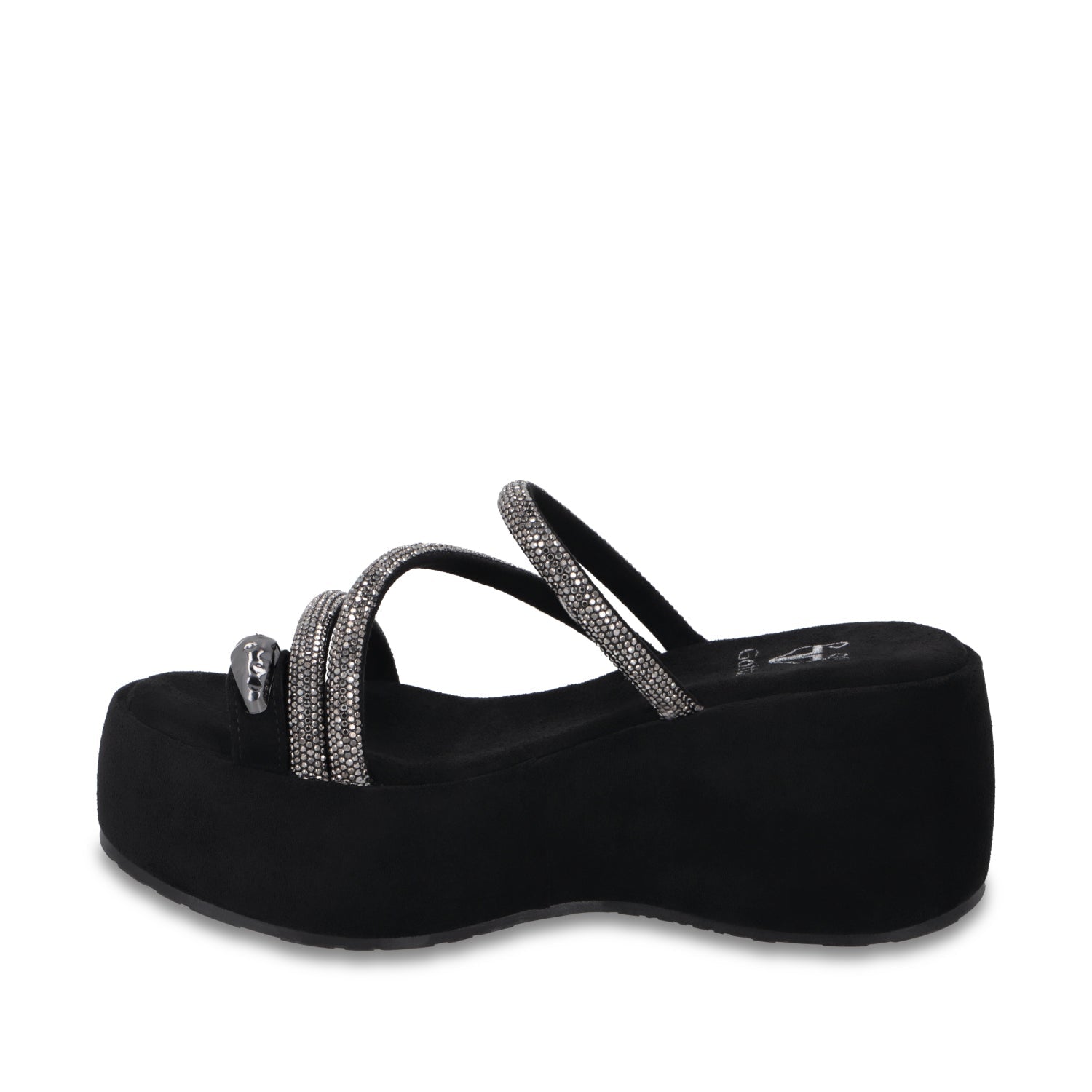 Sandalia Plataforma Negra Mujer 45826 - Gotta Mexico