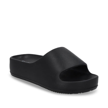 Sandalia Plataforma Negra Mujer 52070