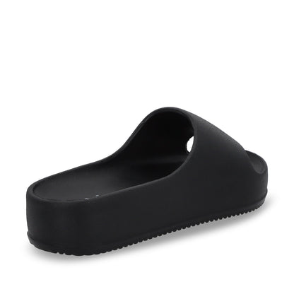 Sandalia Plataforma Negra Mujer 52070
