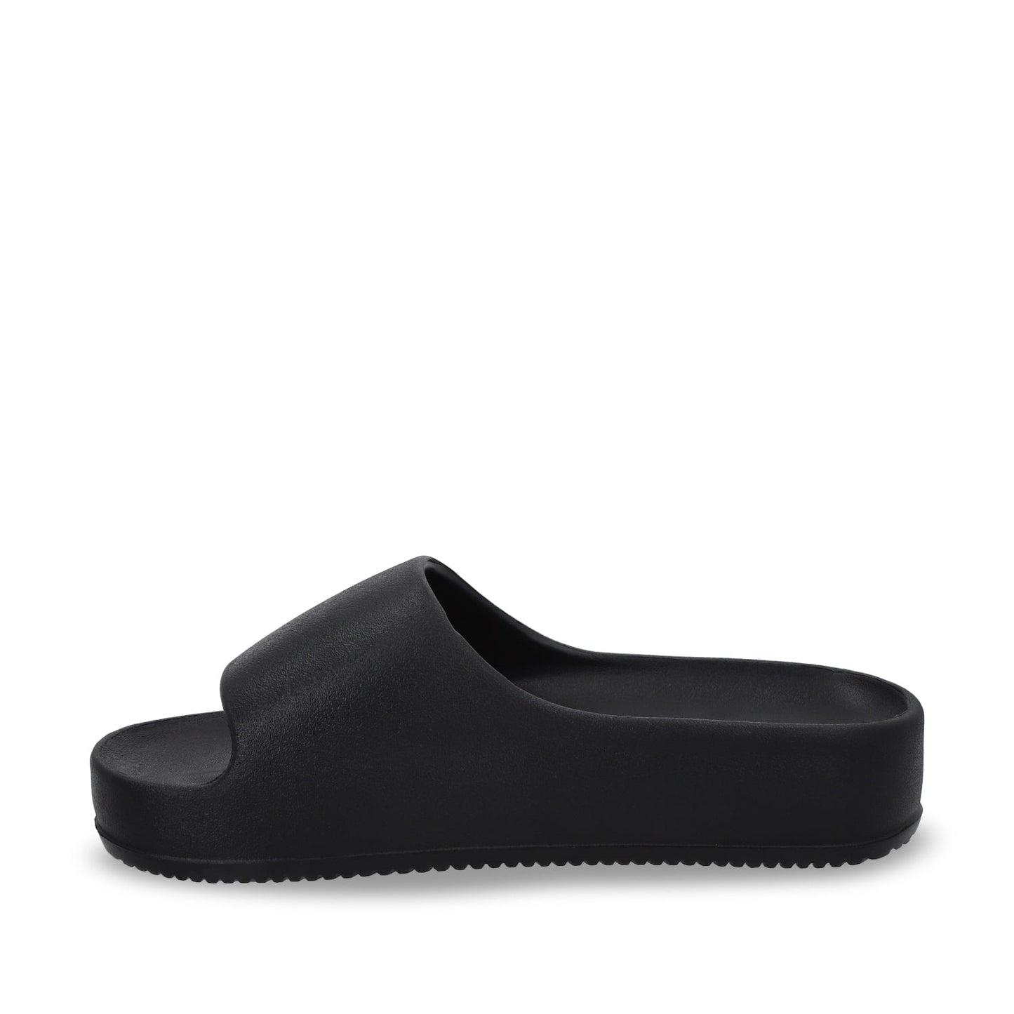 Sandalia Plataforma Negra Mujer 52070