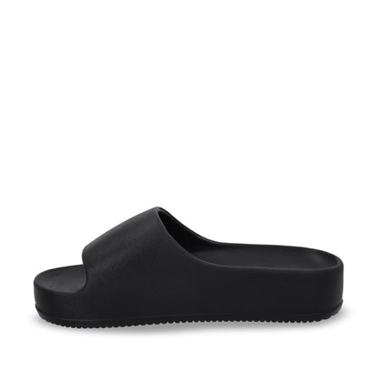 Sandalia Plataforma Negra Mujer 52070