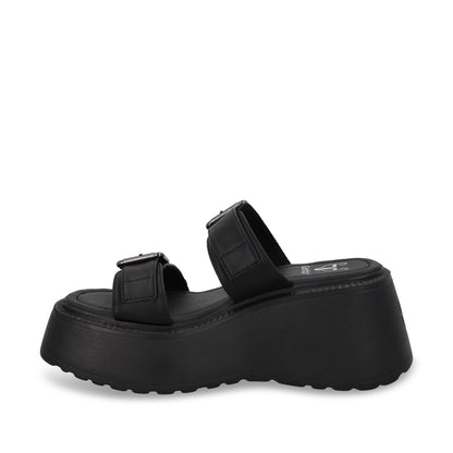 Sandalia Plataforma Negra Mujer 53721 - Gotta Mexico