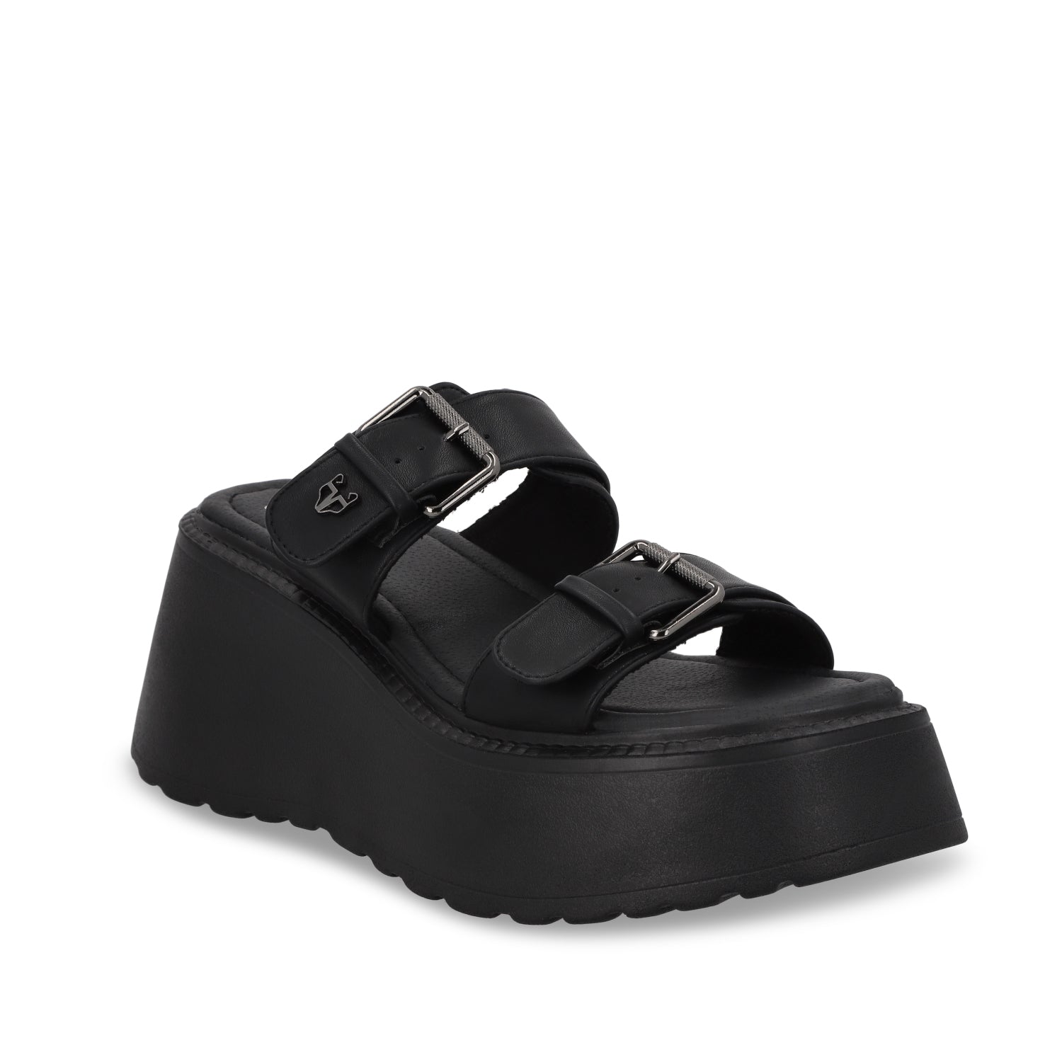 Sandalia Plataforma Negra Mujer 53721 - Gotta Mexico