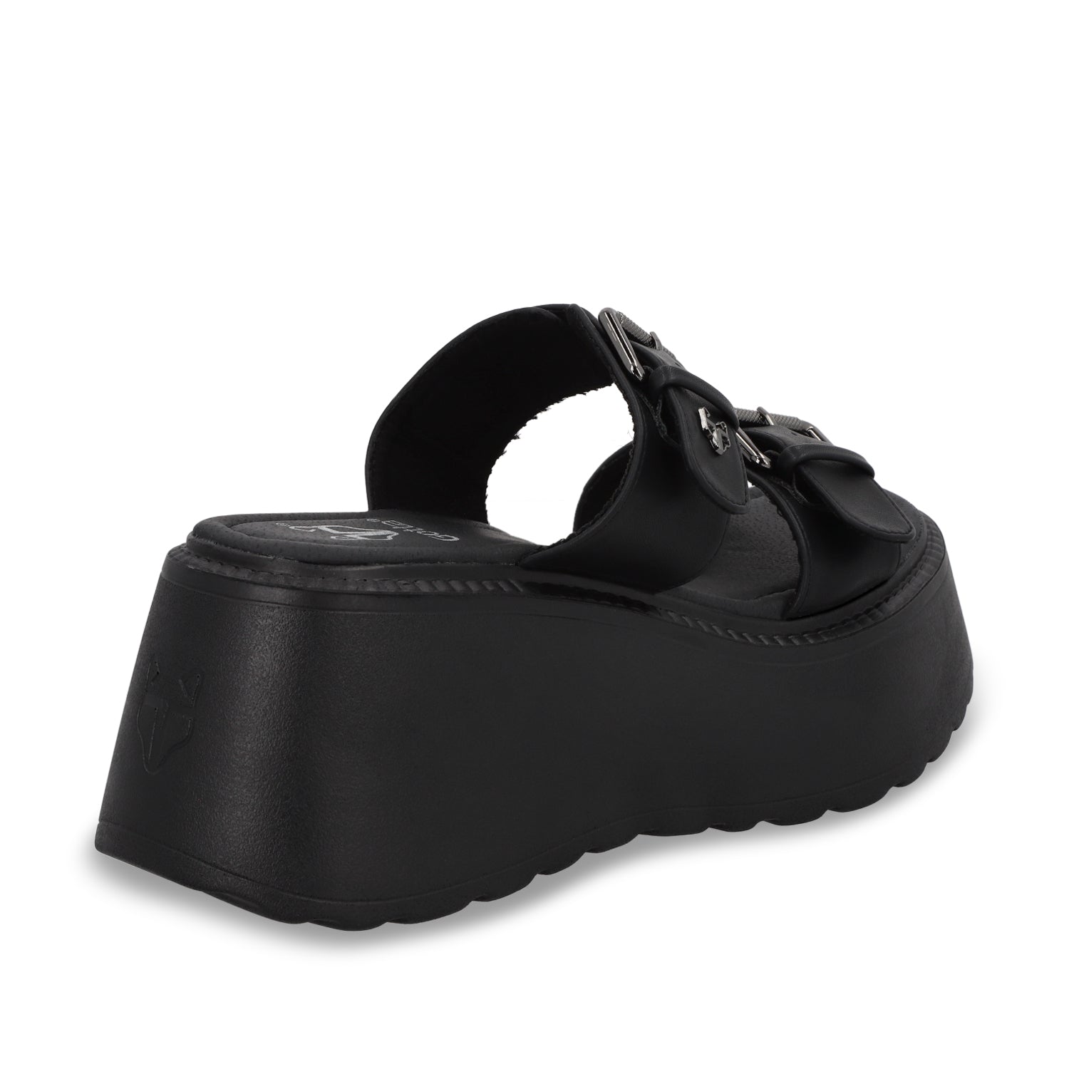 Sandalia Plataforma Negra Mujer 53721 - Gotta Mexico
