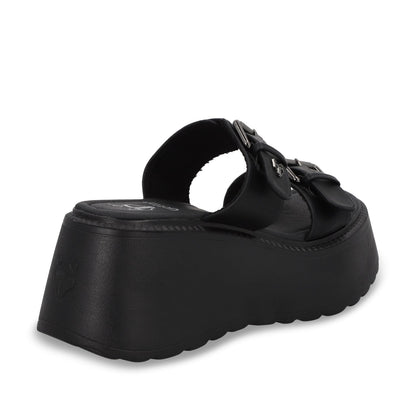 Sandalia Plataforma Negra Mujer 53721 - Gotta Mexico