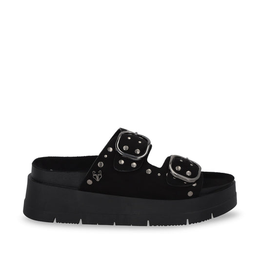 Sandalia Plataforma Negra Mujer 55230 - Gotta Mexico