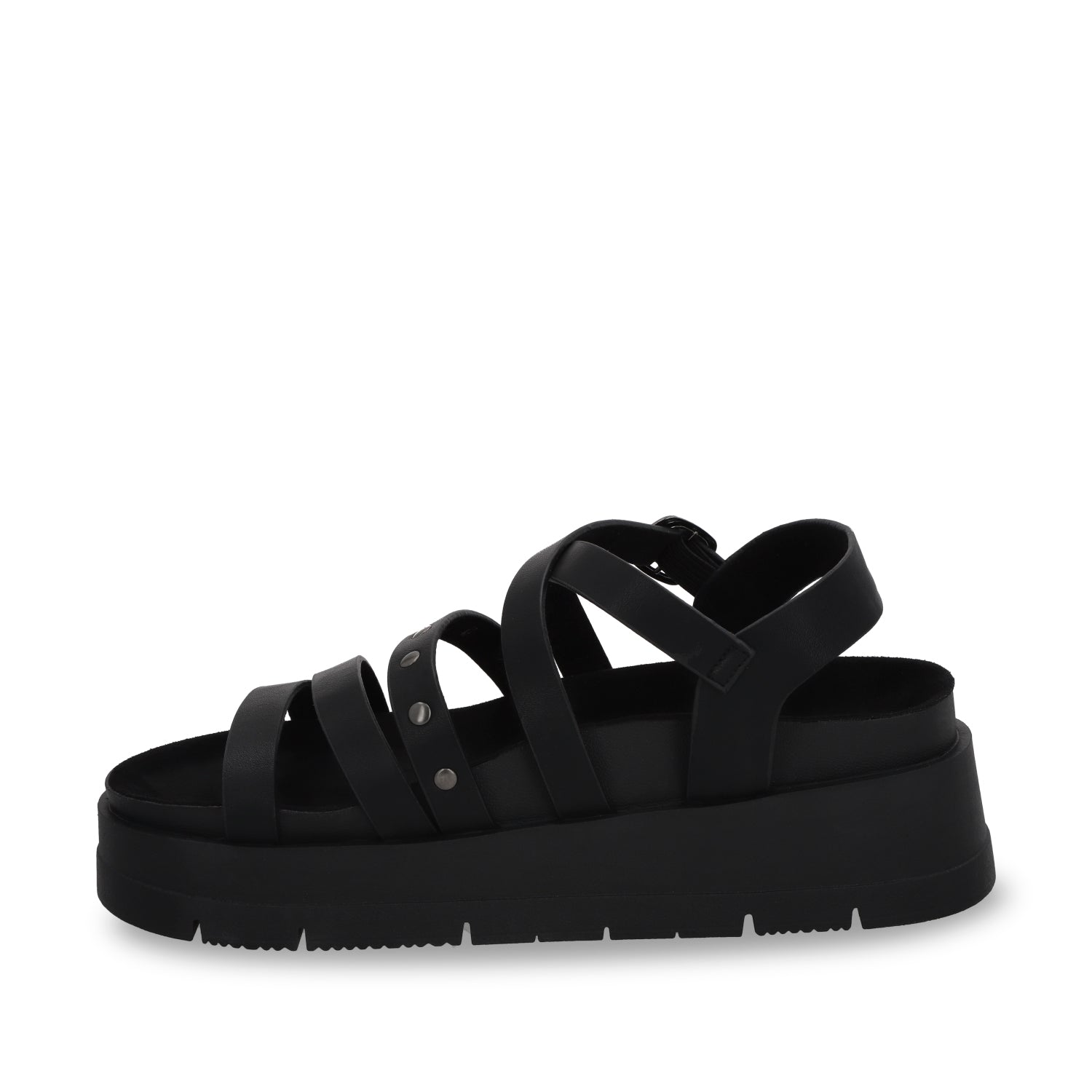 Sandalia Plataforma Negra Mujer 55231 - Gotta Mexico