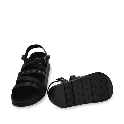 Sandalia Plataforma Negra Mujer 55231 - Gotta Mexico