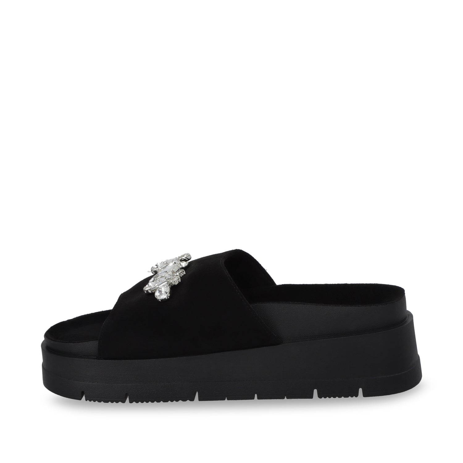 Sandalia Plataforma Negra Mujer 55232 - Gotta Mexico