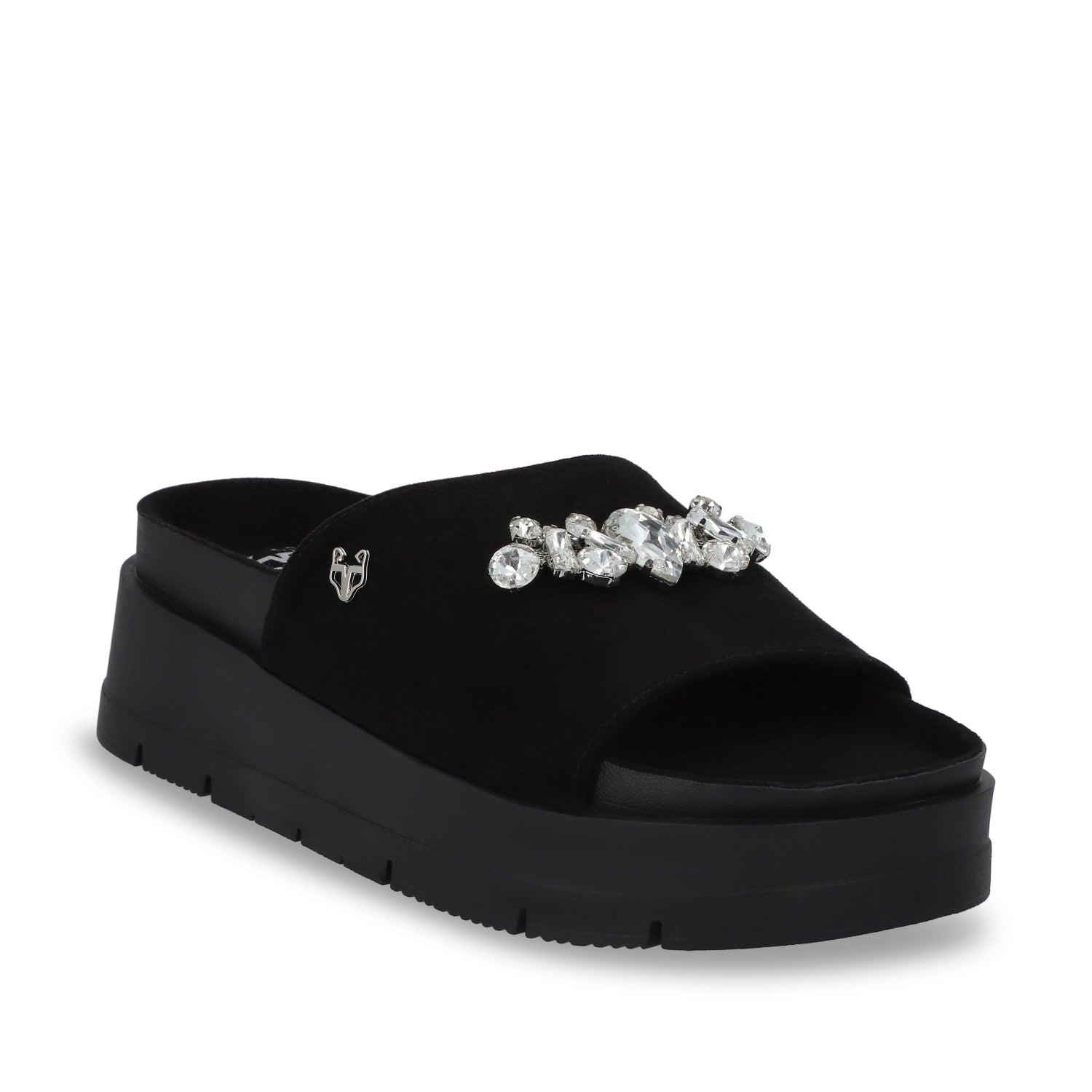 Sandalia Plataforma Negra Mujer 55232 - Gotta Mexico