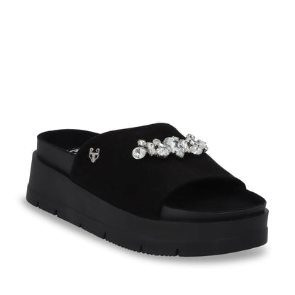 Sandalia Plataforma Negra Mujer 55232 - Gotta Mexico