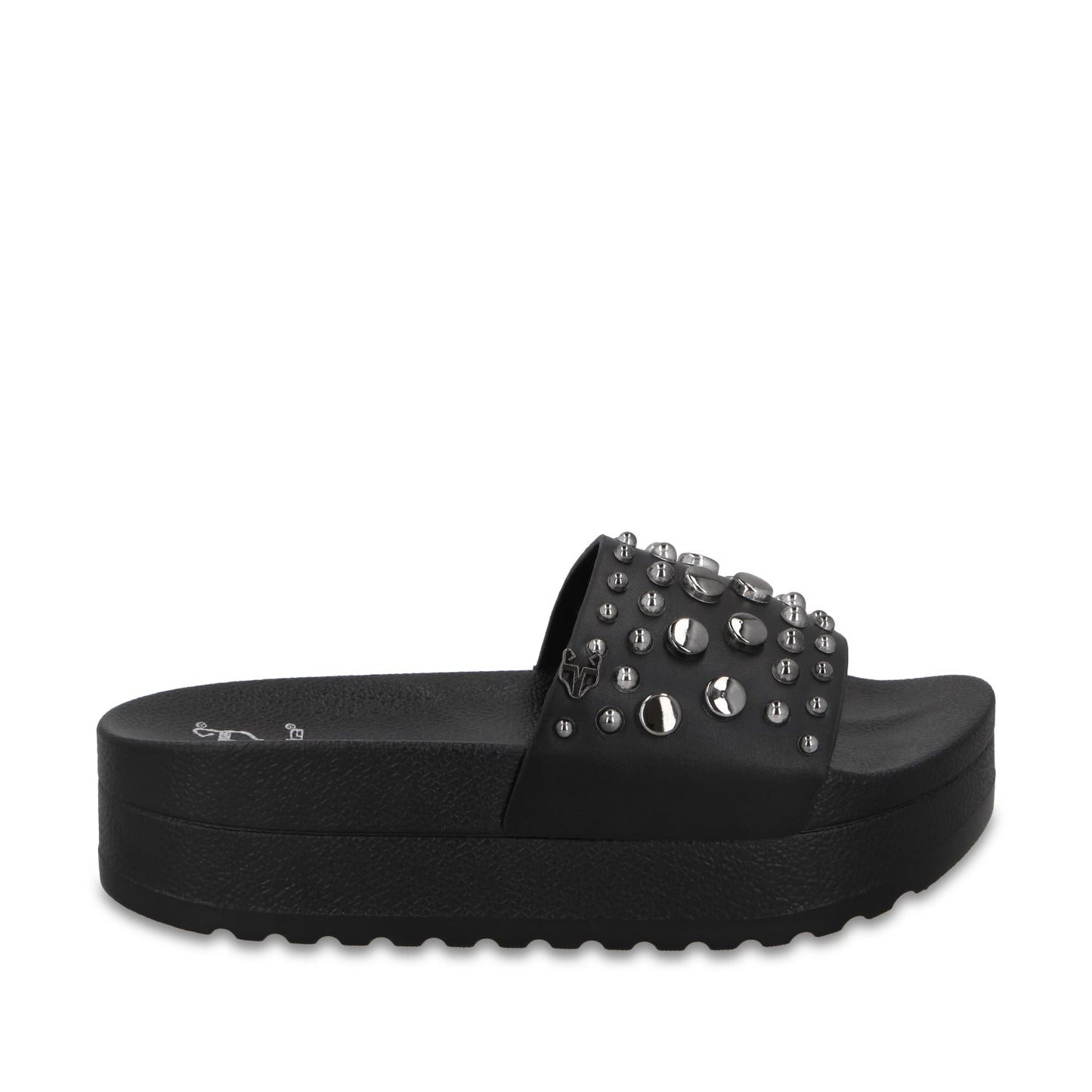 Sandalia Plataforma Negra Mujer 64020 - Gotta Mexico