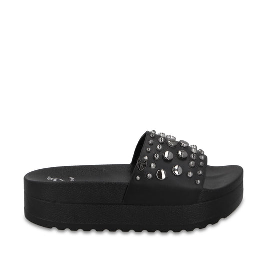 Sandalia Plataforma Negra Mujer 64020 - Gotta Mexico