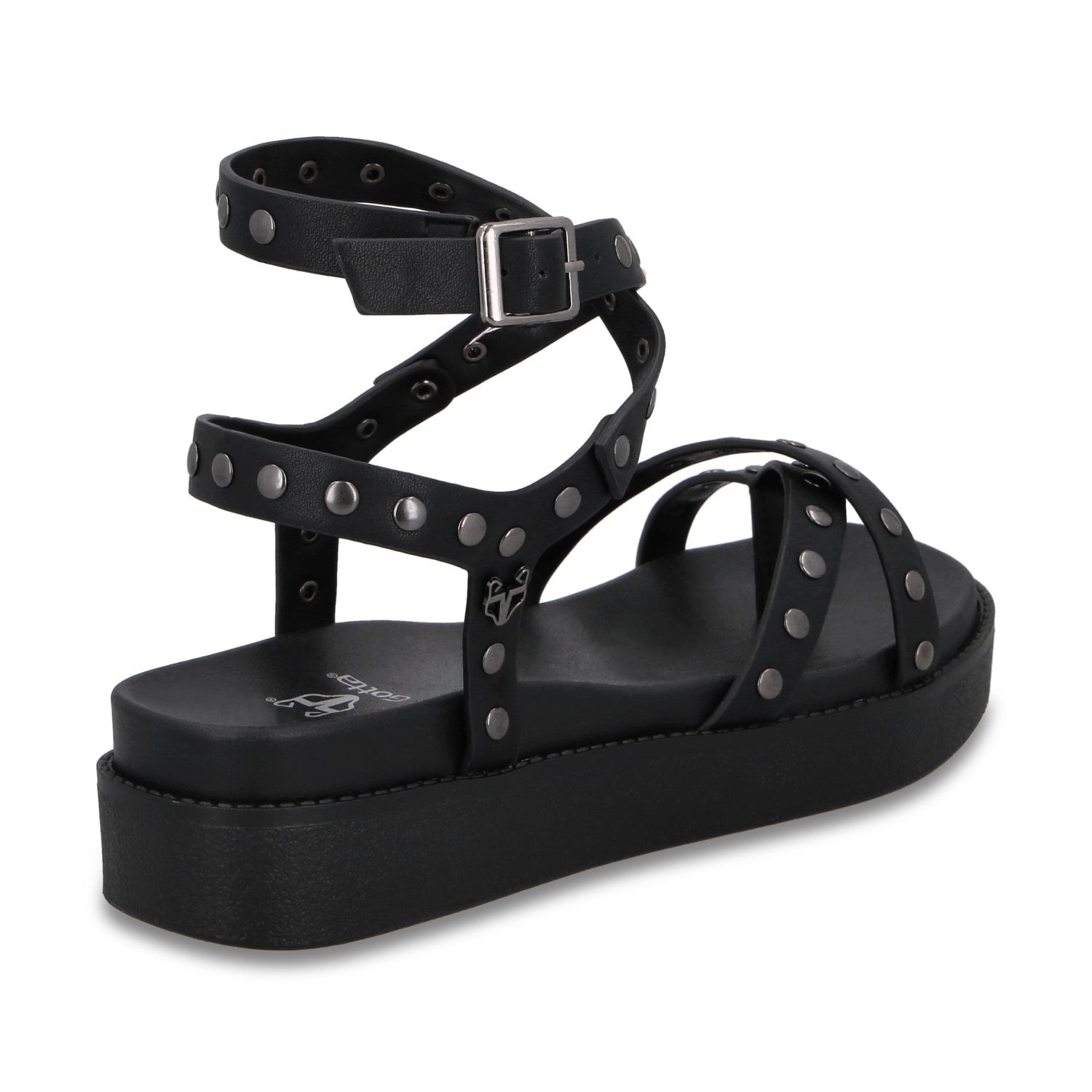 Sandalia Plataforma Negra Mujer 64170 - Gotta Mexico