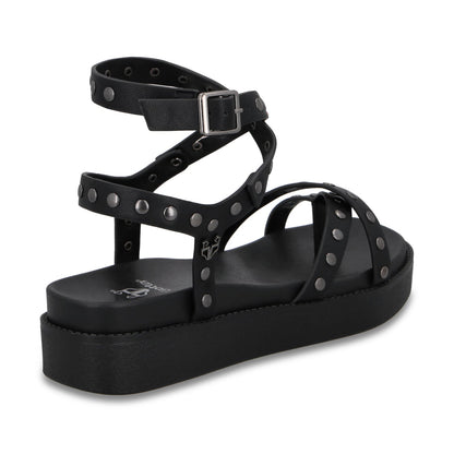 Sandalia Plataforma Negra Mujer 64170 - Gotta Mexico