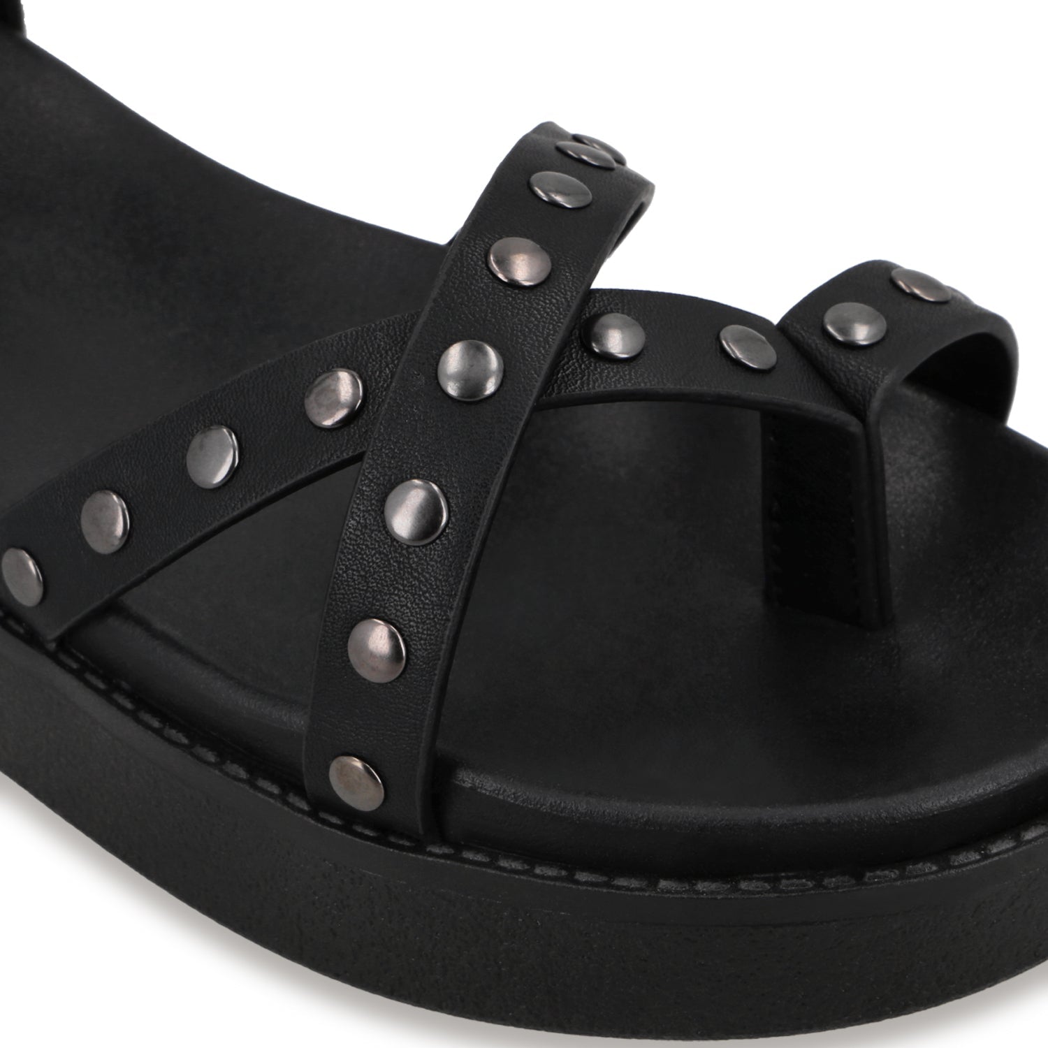 Sandalia Plataforma Negra Mujer 64170 - Gotta Mexico