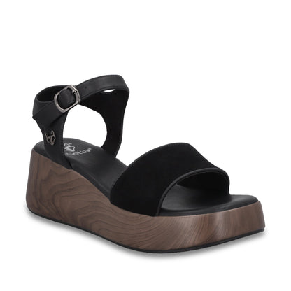 Sandalia Plataforma Negra Mujer 65820 - Gotta Mexico