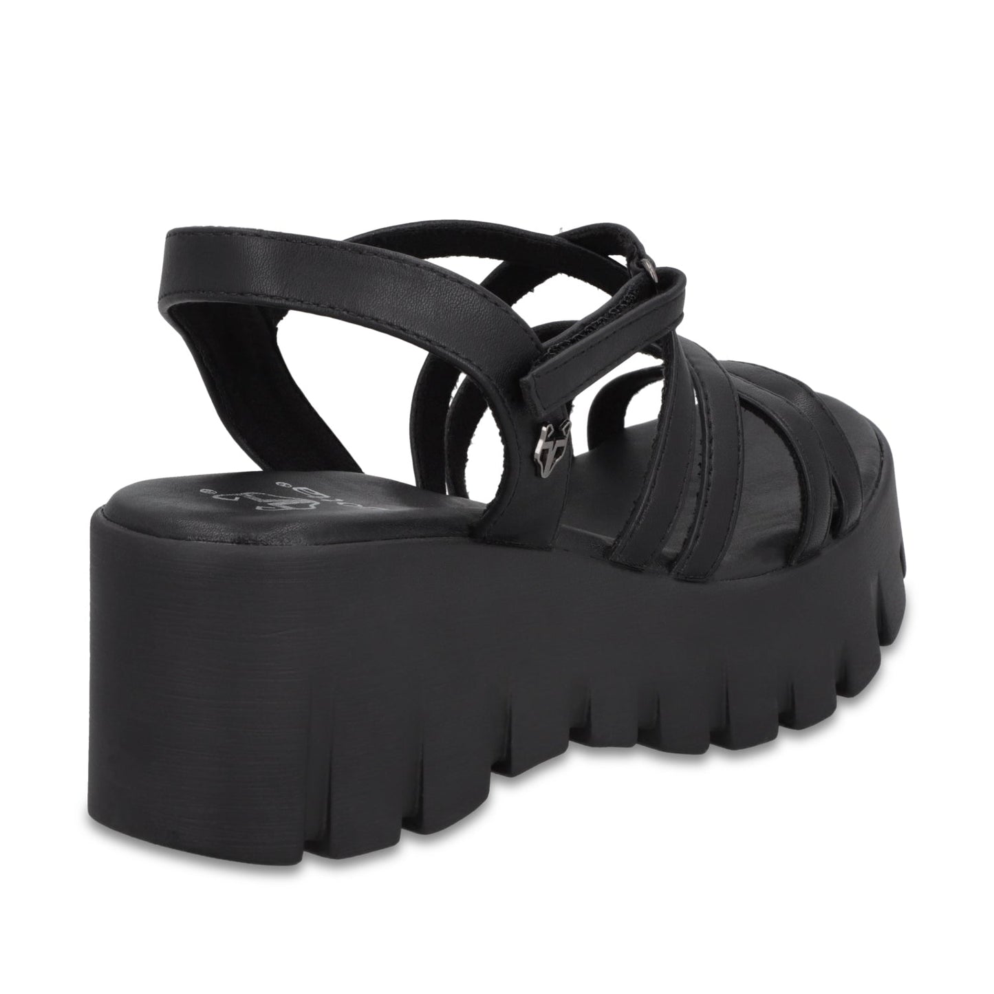 Sandalia Plataforma Negra Mujer 65940 - Gotta Mexico