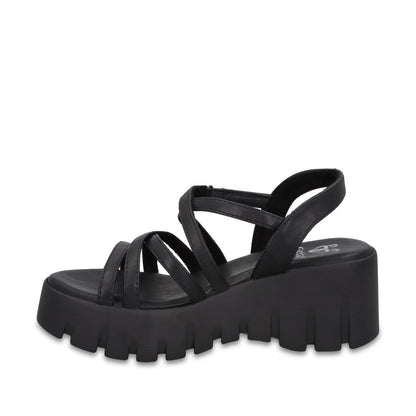 Sandalia Plataforma Negra Mujer 65940 - Gotta Mexico