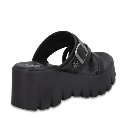 Sandalia Plataforma Negra Mujer 65941 - Gotta Mexico