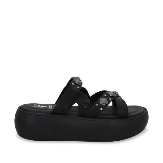 Sandalia Plataforma Negro Mujer 43035 - Gotta Mexico