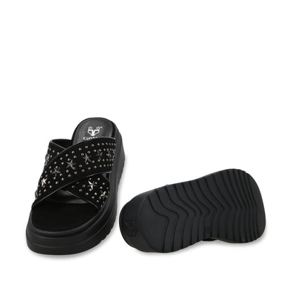 Sandalia Plataforma Negro Mujer 55921 - Gotta Mexico