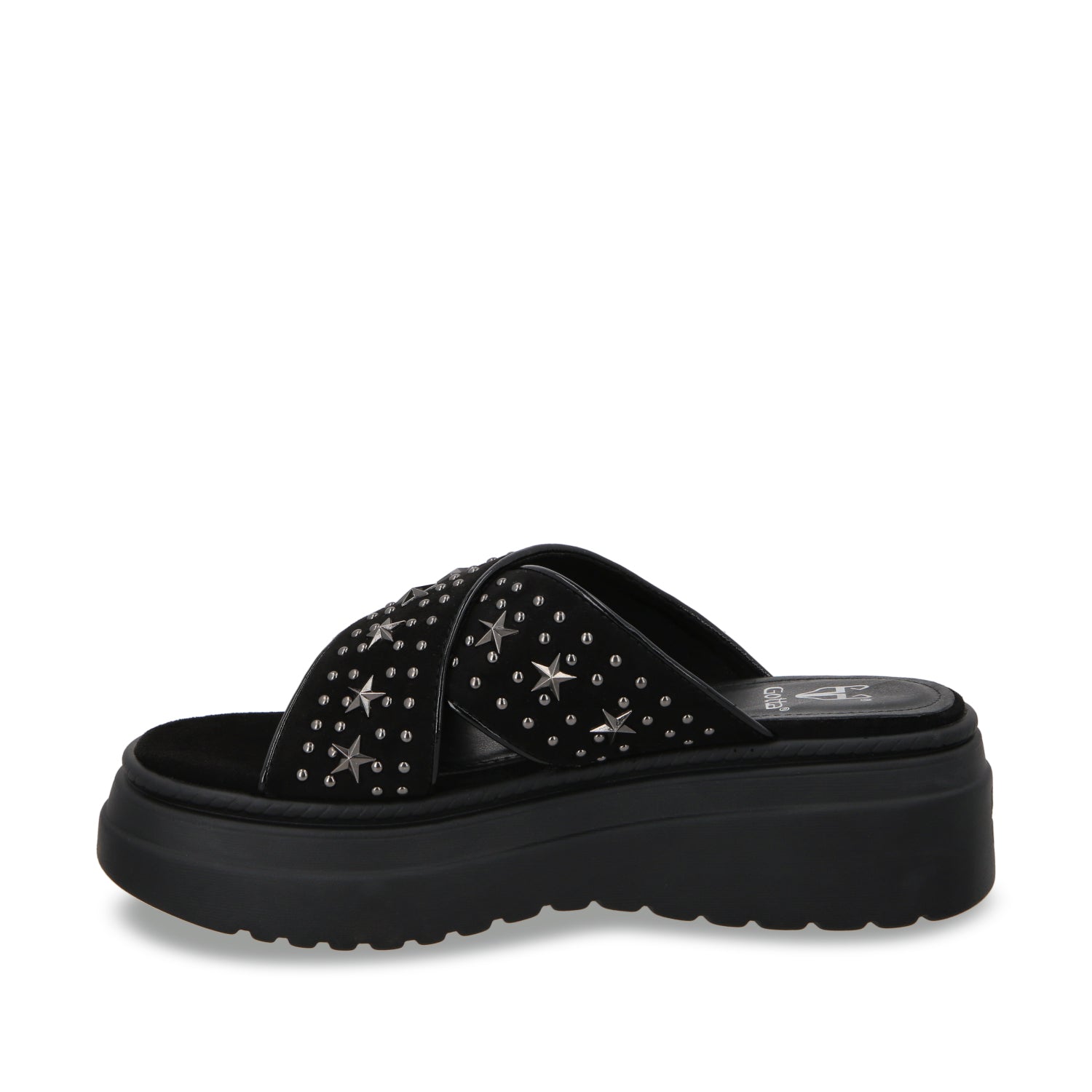 Sandalia Plataforma Negro Mujer 55921 - Gotta Mexico