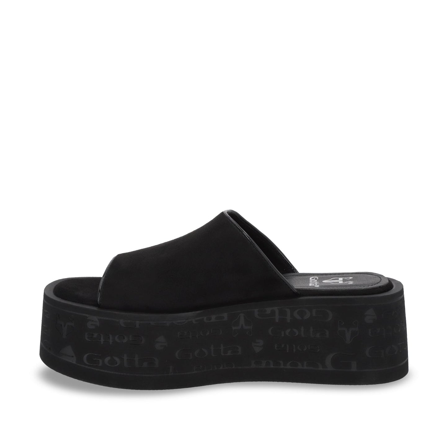Sandalia Plataforma Negro Mujer 55930