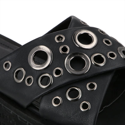 Sandalia Plataforma Negro Mujer 55931 - Gotta Mexico