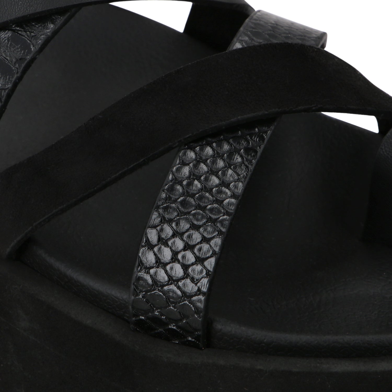 Sandalia Plataforma Negro Mujer 55940 - Gotta Mexico