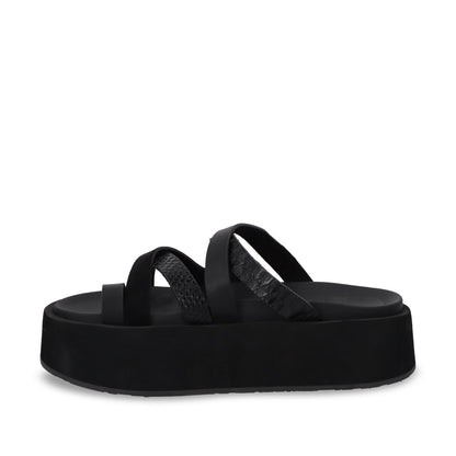 Sandalia Plataforma Negro Mujer 55940 - Gotta Mexico