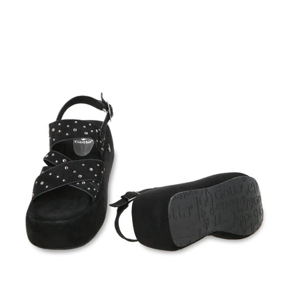 Sandalia Plataforma Negro Mujer 55962 - Gotta Mexico