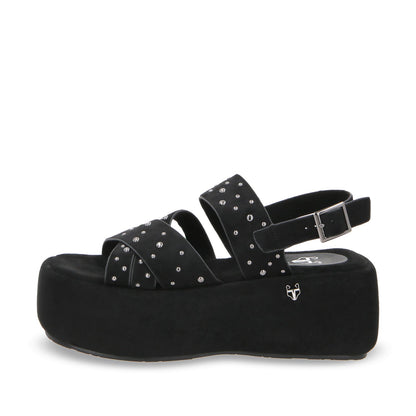 Sandalia Plataforma Negro Mujer 55962 - Gotta Mexico