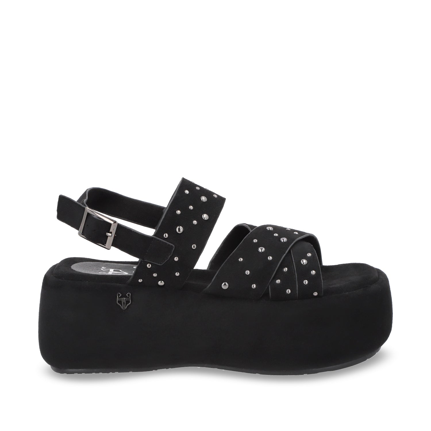 Sandalia Plataforma Negro Mujer 55962 - Gotta Mexico