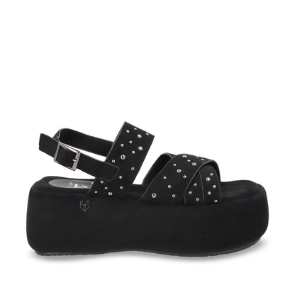 Sandalia Plataforma Negro Mujer 55962 - Gotta Mexico