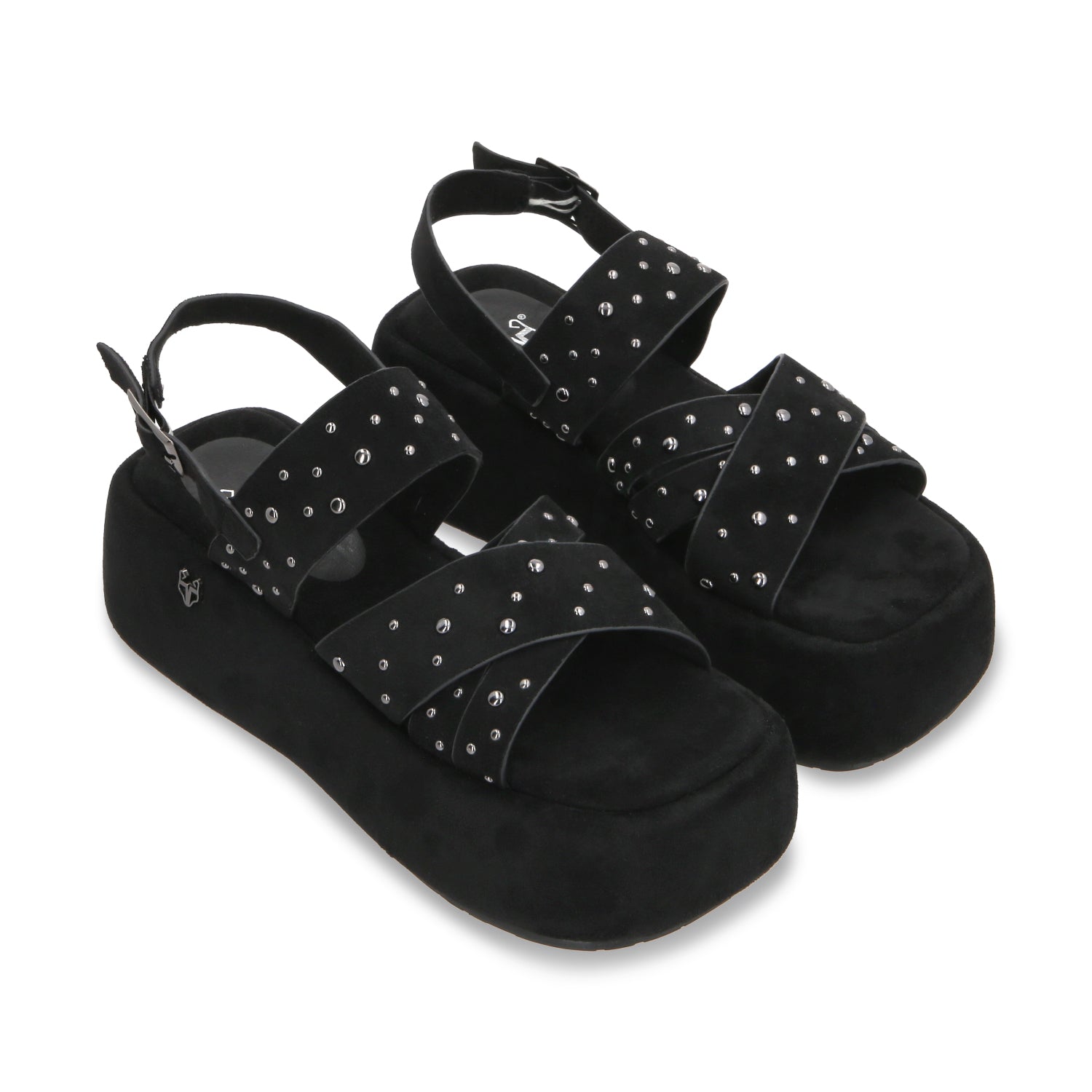 Sandalia Plataforma Negro Mujer 55962 - Gotta Mexico