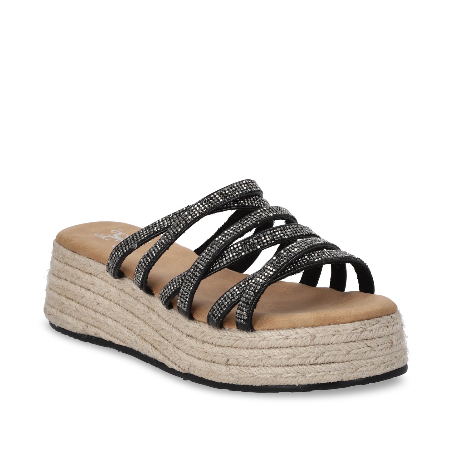Sandalia Plataforma Negro Mujer 55972