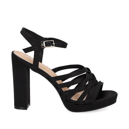 Sandalia Satin Negro Mujer 15837 - Gotta Mexico